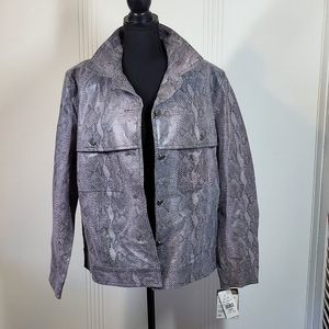 Plus Size Andre Bencix Women's Leather Jacket